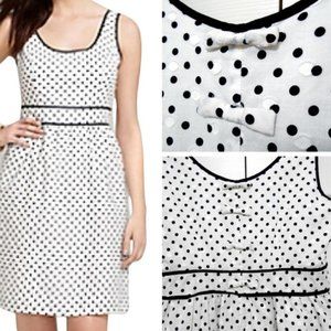⭐️ Tommy Hilfiger Polka Dot Bow Back Dress Size 6